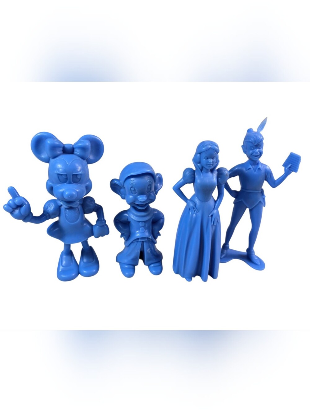 LOT 4 DISNEY Louis Marx Snow White Dopey & Minnie Mouse, Peter Pan